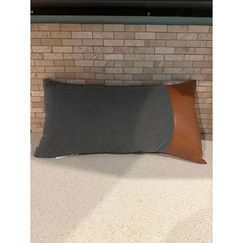 Disney 100 Years Mickey Mouse‎ Faux Leather Throw Pillow